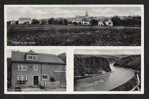 20761 AK Urbar b. St. Goar 1939 Kolonialwarenhandlung Muders
