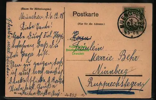 20853 AK München Siegessäule 1908