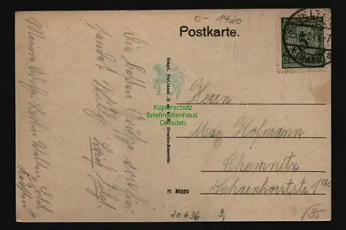 20636 AK Velten Krs. Oranienburg Turnhalle und Kath. Kirche 1924