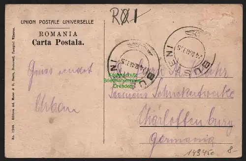 149450 AK Busteni Romania Rumänien 1919