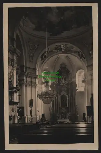 149381 AK Fotokarte Kirche in Haindorf 1930 Innenansicht