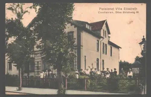 145847 AK Cuxhaven um 1910 Pensionat Villa Elisabeth Döse Strichweg 66