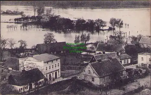 156394 AK Culm Wpr. Kulm Fischerei im Weichsel Hochwasser 1917 Restaurant Lachs