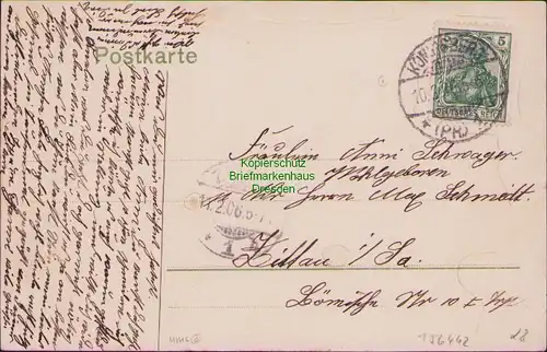 156442 AK Königsberg Ostpreußen 1906 Unterer Fischmarkt