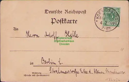 156436 AK Königsberg Neumark Straße zur Marienkirche 1899