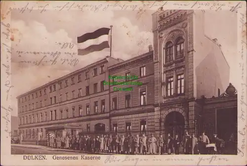 156130 AK Dülken Viersen 1916 Genesenen Kaserne Feldpost 1916 Zensur Crefeld