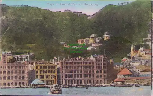 156202 AK Hong Kong China 1908 Praya of Central Part of Hongkong