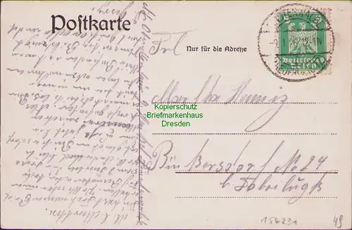 156231 AK Lichterfeld N.-L. Müllers Schankwirtschaft Gasthaus Finsterwalde 1926