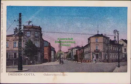 156173 AK Dresden Cotta Ockerwitzerstraße 1928