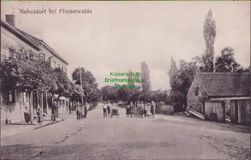 156230 AK Nehesdorf bei Finsterwalde 1926 Dorfstraße