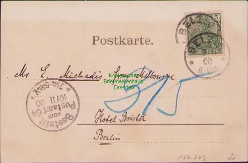 156269 AK Lungenheilanstalt bei Belzig 1900