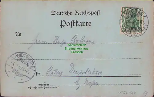 156137 AK Schneeberg-Neustädtl 1907 Mondscheinkarte