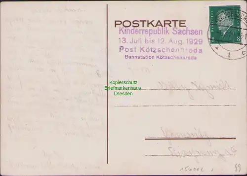 156002 AK Kinderrepublik Sachsen Zeltlager Kötzschenbroda 1929 Pfadfinder Scout