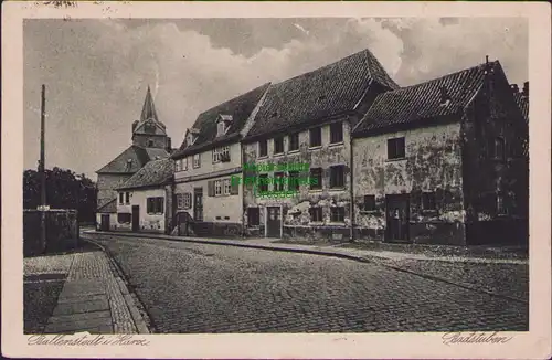 156083 AK Ballenstädt i. Harz 1926 Badstuben