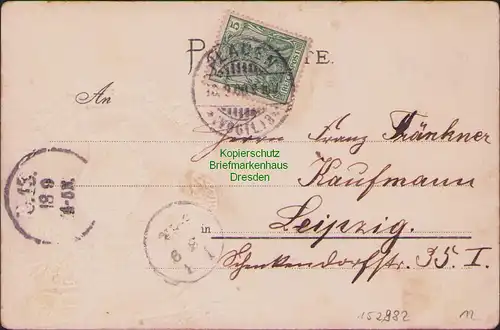 152982 AK Linienschiff Kaiser Wilhelm Unsere Zukunft liegt auf dem Wasser 1900