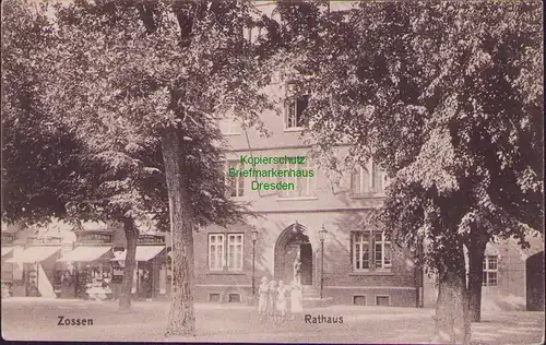 152909 AK Zossen Rathaus 1915 Verlag Saulsohn Berlin
