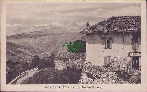 152873 AK Radkersburg Österreich Steiermark um 1916 Zensur Ruine zerstörtes Haus