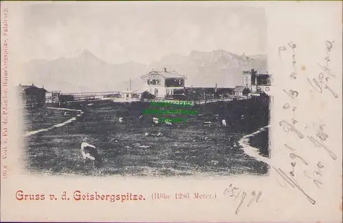 152778 AK Gaisbergspitze bei Salzburg 1898
