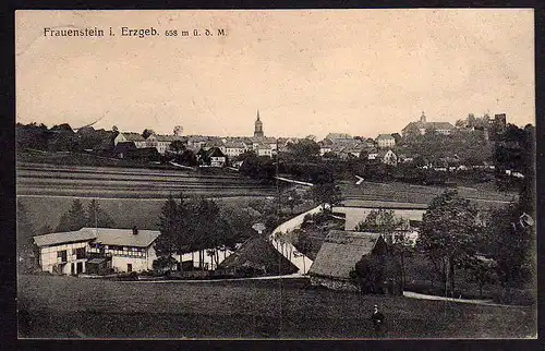 69411 AK Frauenstein Erzgebirge 1914