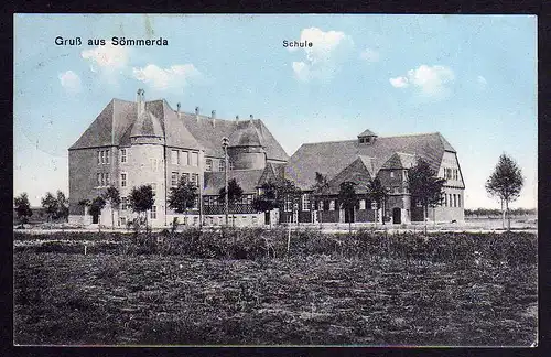 69287 AK Sömmerda Schule Vollbild 1914