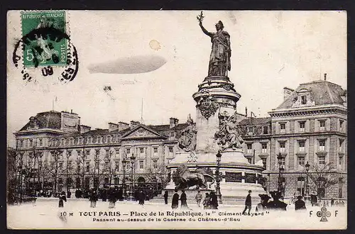 68256 AK Tout Paris Place d l Republique C. Bayard 1909