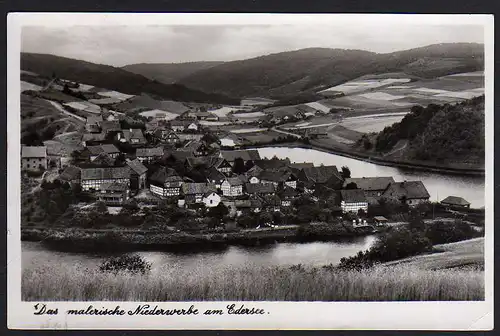 67117 AK Niederwerbe über Korbach Landpoststempel