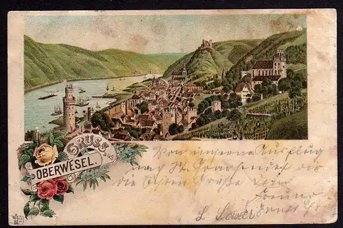 67101 AK Oberwesel Hohenstaufen 1906