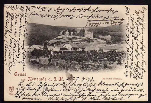 60193 AK Neustadt an der Haardt Weinstraße 1897 Schloss