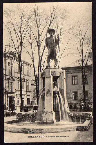 51523 AK Bielefeld Leineweberbrunnen 1911