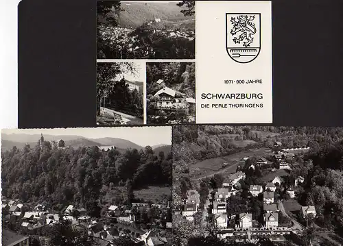 50622 7 AK Schwarzburg Schwarzatal Thür. 900 Jahre