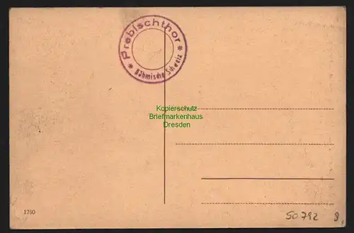 50792 AK Kletterer am Prebischkegel Bergsteiger Böhm. Um 1915