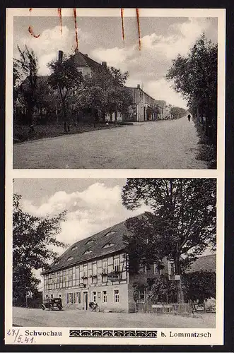 50569 AK Schwochau b. Lommatzsch Gasthof ca. 1920