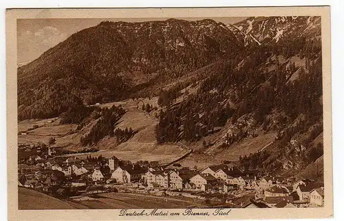 50164 AK Deutsch Matrei am Brenner Tirol 1925