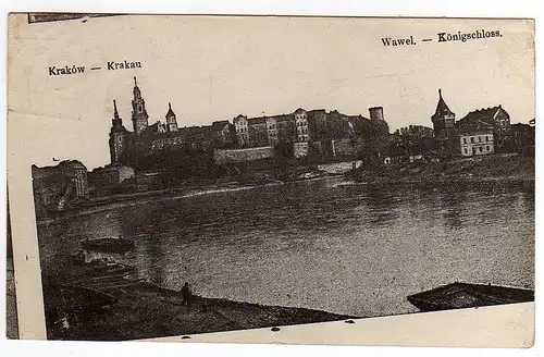 50125 AK Krakow Krakau Wawel Königschloss 1915