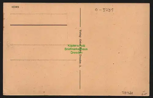 50421 AK Schloß Heynitz Nossen um 1930