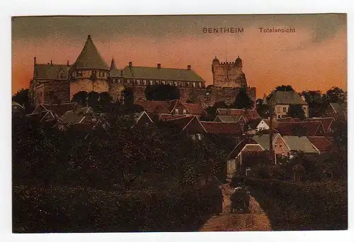 50176 AK Bentheim Totalansicht 1913