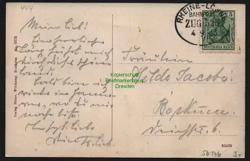 50176 AK Bentheim Totalansicht 1913