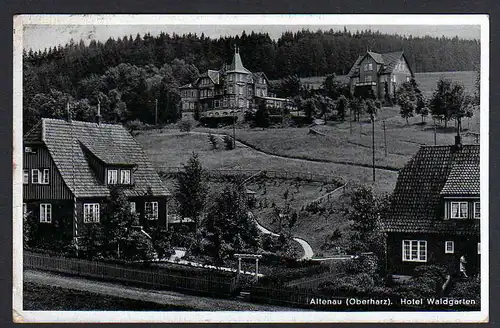 43887 AK Altenau Oberharz Hotel Waldgarten 1936