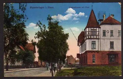 43437 AK Munsterlager in Hann. Lagerstraße Post 1915