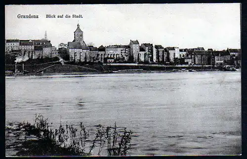 43970 AK Graudenz Blick auf die Stadt