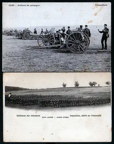 44142 2 AK Artillerie de campangne Feldartillerie um 1915 Feldpost Infanterie