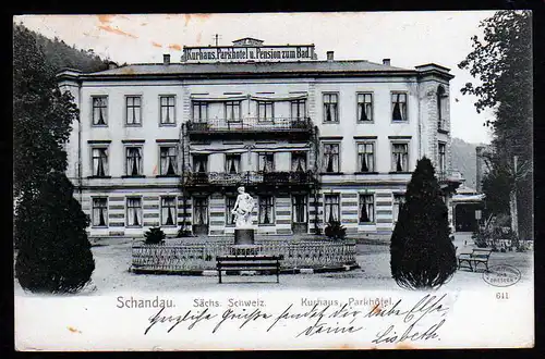 43863 AK Bad Schandau Kurhaus Parkhotel Pension 1905