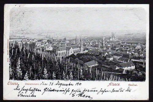 40748 AK Oberehnheim 1901 Elsass Alsace 1902