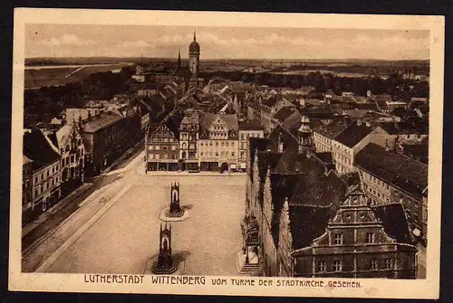 40095 AK Lutherstadt Wittenberg vom Turm Stadtkirche