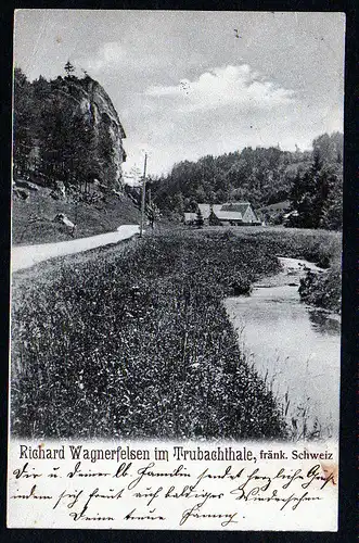 36361 AK Trubachthal fränk. Schweiz R Wagner Fels 1905