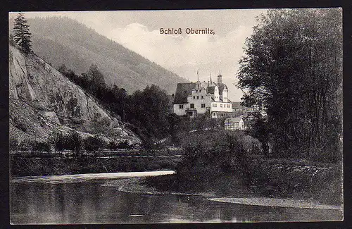 36919 AK Obernitz Saalfeld Saale Schloss um 1910