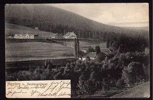 37036 AK Herzberg m. Herzbergerhäuser 1903
