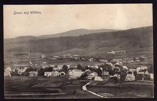 36698 AK Wilthen Panorama 1907