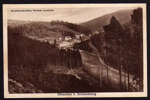 37037 AK Dönschten Schmiedeberg Wettiner Landheim 1930