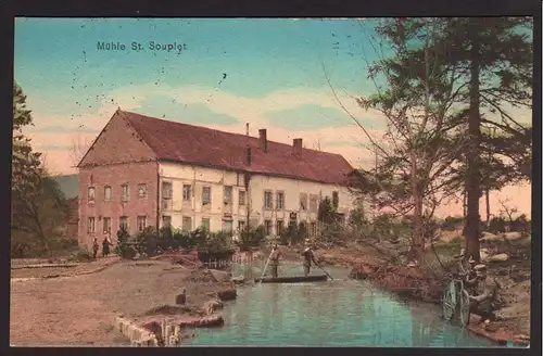 35904 AK Mühle in Saint Souplet 1915 Feldpost